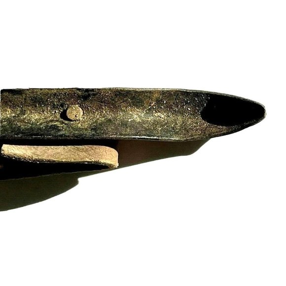 Vintage Primitive Leather Corn Husking Tool Farming Agriculture - Picture 5 of 7